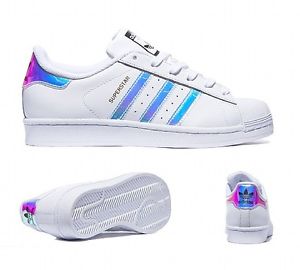 adidas superstar iridescent femme